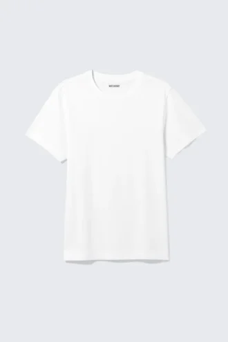 Standard-T-Shirt in mittlerer Stärke – Weiß