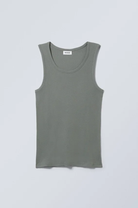 Standard-Tanktop – Dusty Khaki Standard-Tanktop – Dusty Khaki
