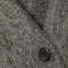 Strickjacke aus Mohair-Mischung – Dunkelgrau Strickjacke aus Mohair-Mischung – Dunkelgrau