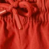Strukturierte, oberschenkellange Badeshorts – Rot Strukturierte, oberschenkellange Badeshorts – Rot