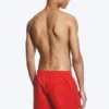 Strukturierte, oberschenkellange Badeshorts – Rot Strukturierte, oberschenkellange Badeshorts – Rot