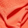 Strukturiertes Bikini-Oberteil mit quadratischem Ausschnitt – Leuchtendes Rot Strukturiertes Bikini-Oberteil mit quadratischem Ausschnitt – Leuchtendes Rot
