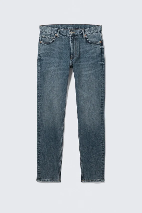 Sunday Mid Rise Slim Tapered Jeans – Thunder Blue – Mittelblau Sunday Mid Rise Slim Tapered Jeans – Thunder Blue – Mittelblau