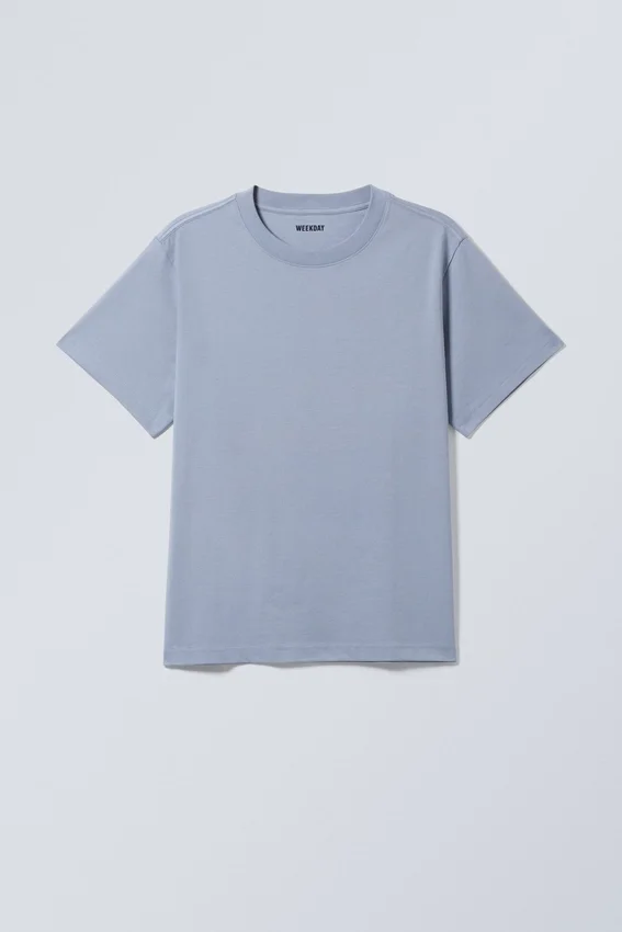 T-Shirt in klassischer Passform – Hellstaubblau T-Shirt in klassischer Passform – Hellstaubblau