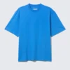 T-Shirt in lockerer Passform – Hellblau T-Shirt in lockerer Passform – Hellblau