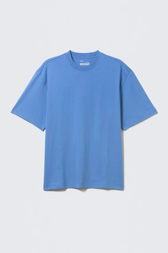 T-Shirt in lockerer Passform – Washed Blue T-Shirt in lockerer Passform – Washed Blue