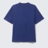 T-Shirt mit lockerer Passform – Dunkelblau