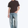 T-Shirt mit lockerer Passform – Dunkelbraun