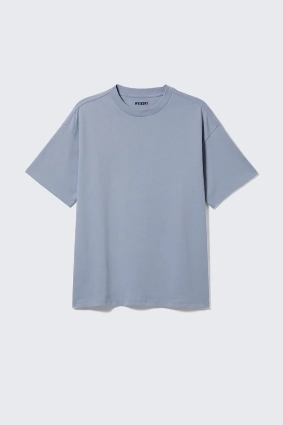 T-Shirt mit lockerer Passform – Hellstaubblau T-Shirt mit lockerer Passform – Hellstaubblau