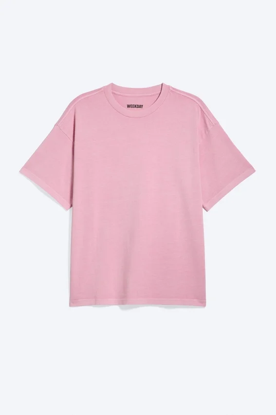 T-Shirt mit lockerer Passform – Rosa T-Shirt mit lockerer Passform – Rosa
