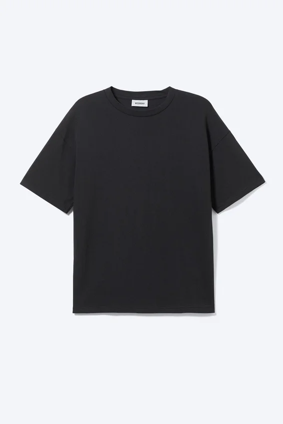 T-Shirt mit lockerer Passform – Schwarz T-Shirt mit lockerer Passform – Schwarz