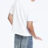 T-Shirt mit lockerer Passform – Weiß T-Shirt mit lockerer Passform – Weiß