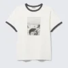 T-Shirt mit Print – Weiß – Comic-Seite T-Shirt mit Print – Weiß – Comic-Seite