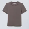 T-Shirt mit schmaler Passform – Dark Mole T-Shirt mit schmaler Passform – Dark Mole