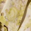 Tailliertes Hemd mit Rüschen – Gelber Blumenprint Tailliertes Hemd mit Rüschen – Gelber Blumenprint