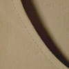 Tailliertes Nylon-Peplum-Oberteil – Beige Tailliertes Nylon-Peplum-Oberteil – Beige