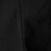 Tailliertes Nylon-Peplum-Top – Schwarz Tailliertes Nylon-Peplum-Top – Schwarz