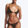 Tanga-Bikinihose im brasilianischen Stil – Dunkelbraun Tanga-Bikinihose im brasilianischen Stil – Dunkelbraun