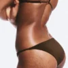 Tanga-Bikinihose im brasilianischen Stil – Dunkelbraun Tanga-Bikinihose im brasilianischen Stil – Dunkelbraun