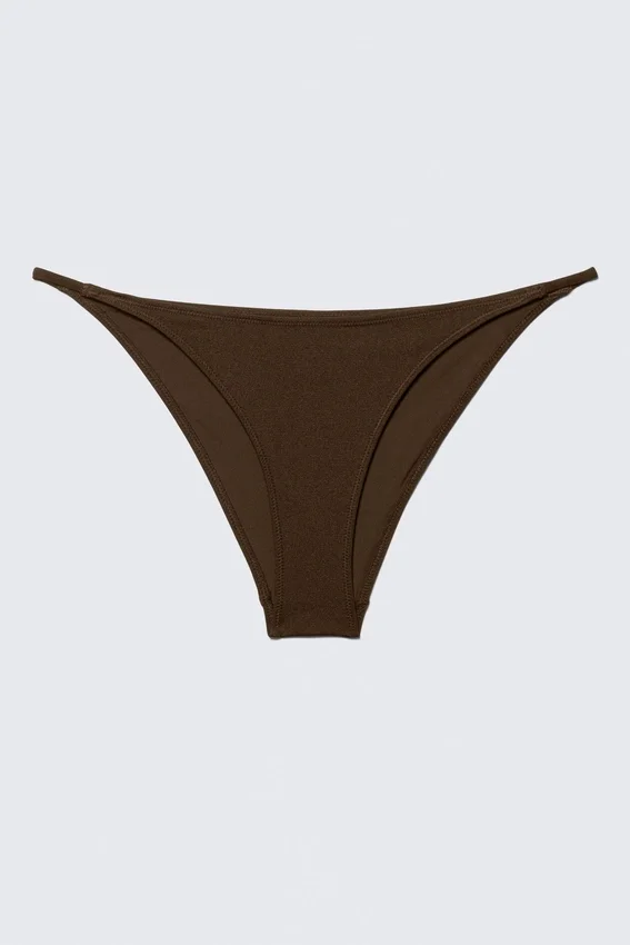 Tanga-Bikinihose im brasilianischen Stil – Dunkelbraun Tanga-Bikinihose im brasilianischen Stil – Dunkelbraun