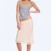 Tanktop mit schmalen Trägern – Blau/Rosa mehrfarbig gestreift Tanktop mit schmalen Trägern – Blau/Rosa mehrfarbig gestreift