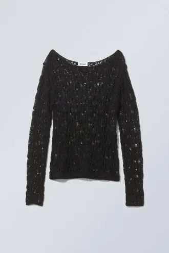 Teagan-Pullover – Schwarz