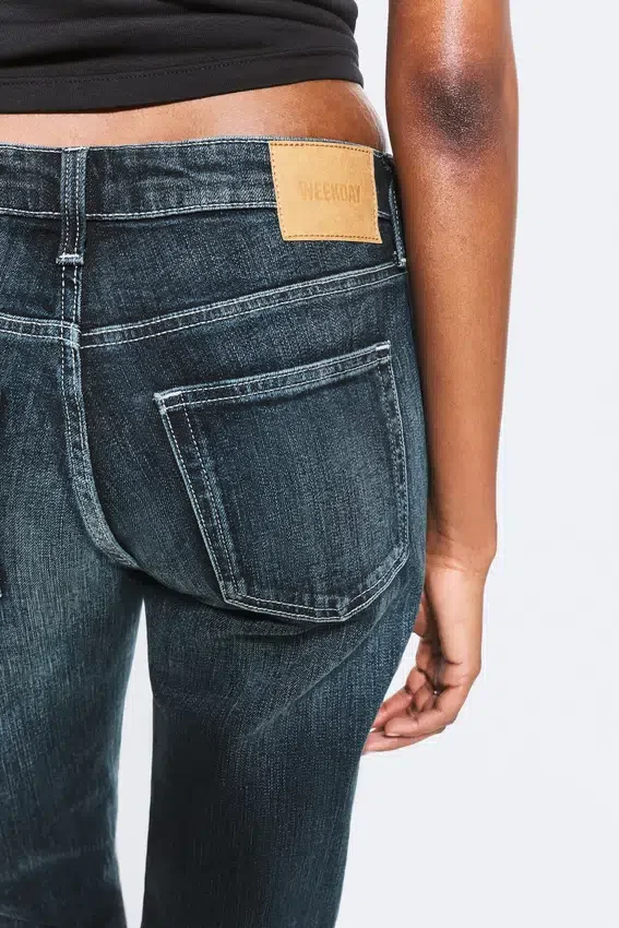 Tension Mid Rise Slim Bootcut Jeans – Deep Sea Blue – Dunkelblau Tension Mid Rise Slim Bootcut Jeans – Deep Sea Blue – Dunkelblau