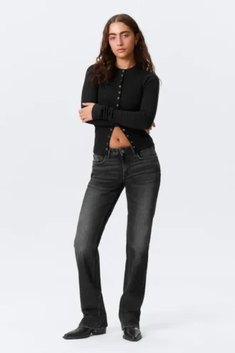 Tension Mid Rise Slim Bootcut Jeans – Paloma Black – Schwarz Tension Mid Rise Slim Bootcut Jeans – Paloma Black – Schwarz