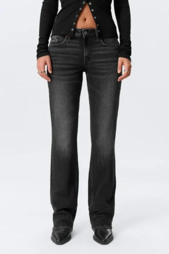 Tension Mid Rise Slim Bootcut Jeans – Paloma Black – Schwarz Tension Mid Rise Slim Bootcut Jeans – Paloma Black – Schwarz
