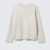 Teo Oversized-Pullover aus Wollmischung – Hellstaubgrau Teo Oversized-Pullover aus Wollmischung – Hellstaubgrau