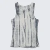 Tie-Dye-Tanktop mit enger Passform – Grau Tie-Dye Tie-Dye-Tanktop mit enger Passform – Grau Tie-Dye