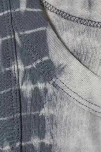 Tie-Dye-Tanktop mit enger Passform – Grau Tie-Dye