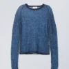 Tina-Pullover – Schwarz & Blau