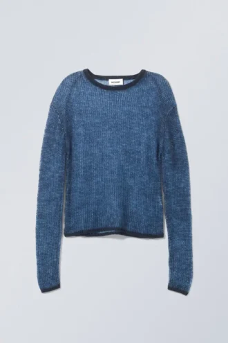 Tina-Pullover – Schwarz & Blau