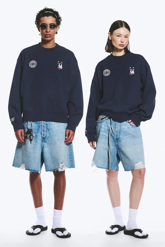 Toffs Boxy Football Sweatshirt – Dunkelblau Toffs Boxy Football Sweatshirt – Dunkelblau