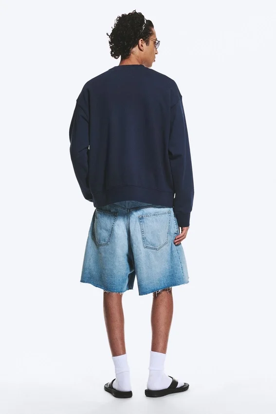 Toffs Boxy Football Sweatshirt – Dunkelblau Toffs Boxy Football Sweatshirt – Dunkelblau
