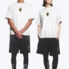 Toffs Great Boxy Fußball-T-Shirt – Off-White
