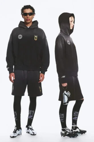 Toffs Kapuzenpullover mit lockerer Passform – Dunkelblau Toffs Kapuzenpullover mit lockerer Passform – Dunkelblau