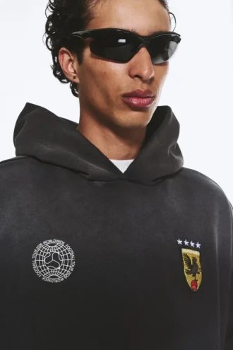 Toffs Kapuzenpullover mit lockerer Passform – Dunkelblau Toffs Kapuzenpullover mit lockerer Passform – Dunkelblau