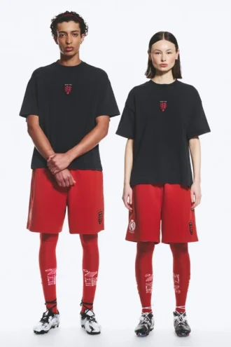 Toffs lockeres, kastenförmiges Fußball-T-Shirt – Off-Black Toffs lockeres, kastenförmiges Fußball-T-Shirt – Off-Black