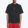 Toffs lockeres, kastenförmiges Fußball-T-Shirt – Off-Black Toffs lockeres, kastenförmiges Fußball-T-Shirt – Off-Black
