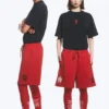 Toffs Relaxed Jersey Fußballshorts – Leuchtend Rot Toffs Relaxed Jersey Fußballshorts – Leuchtend Rot