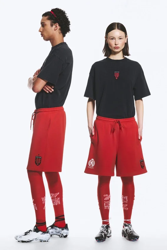 Toffs Relaxed Jersey Fußballshorts – Leuchtend Rot Toffs Relaxed Jersey Fußballshorts – Leuchtend Rot