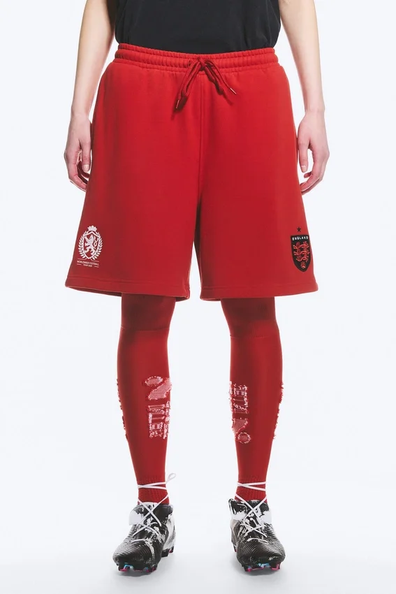 Toffs Relaxed Jersey Fußballshorts – Leuchtend Rot Toffs Relaxed Jersey Fußballshorts – Leuchtend Rot
