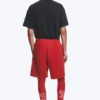 Toffs Relaxed Jersey Fußballshorts – Leuchtend Rot Toffs Relaxed Jersey Fußballshorts – Leuchtend Rot