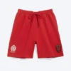 Toffs Relaxed Jersey Fußballshorts – Leuchtend Rot Toffs Relaxed Jersey Fußballshorts – Leuchtend Rot