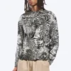 Tolles, kastenförmiges Langarmshirt mit Print – Dark Mole – Psychedelia Tolles, kastenförmiges Langarmshirt mit Print – Dark Mole – Psychedelia