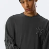 Tolles, kastenförmiges Langarmshirt mit Print – Dunkelgrau – Tristar Tolles, kastenförmiges Langarmshirt mit Print – Dunkelgrau – Tristar
