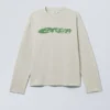 Tolles, kastenförmiges Langarmshirt mit Print – Erazer Dusty Mole Tolles, kastenförmiges Langarmshirt mit Print – Erazer Dusty Mole