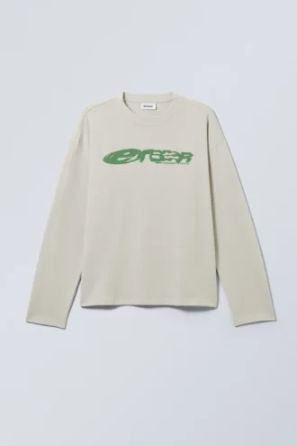 Tolles, kastenförmiges Langarmshirt mit Print – Erazer Dusty Mole Tolles, kastenförmiges Langarmshirt mit Print – Erazer Dusty Mole